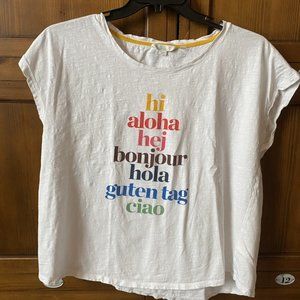 Boden t-shirt Hello XL